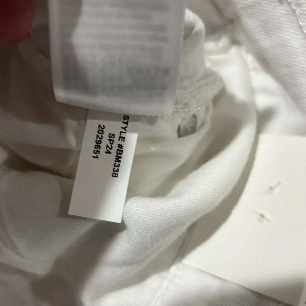 J. Crew BM338 Wide-leg denim trouser in white size 32 NWT
